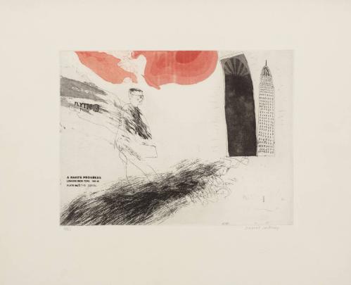 The Arrival, David Hockney (c)David Hockney
